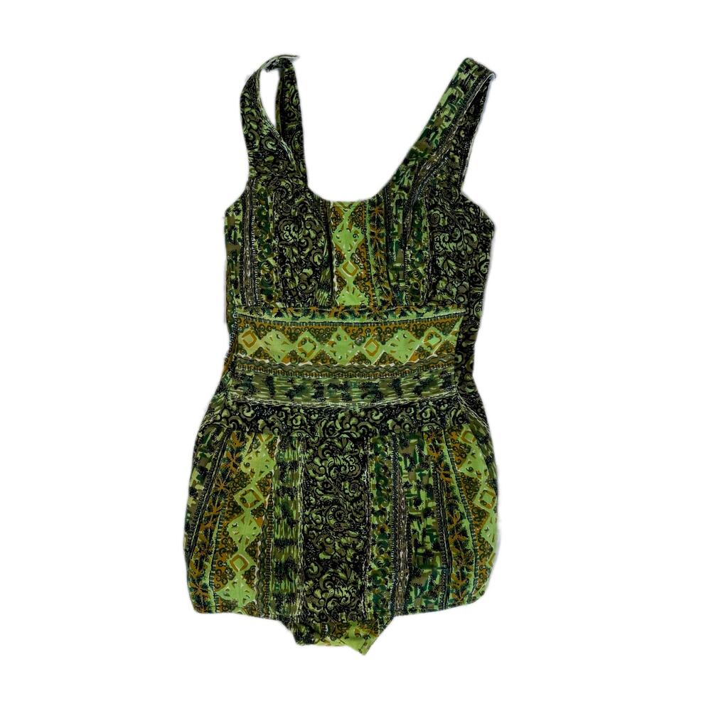 Par Form 1960s Vintage Green Swim Dress Size 12/34 - Picture 11 of 11